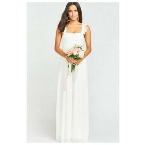 SMYM Show Me Your Mumu June Maxi Dress White